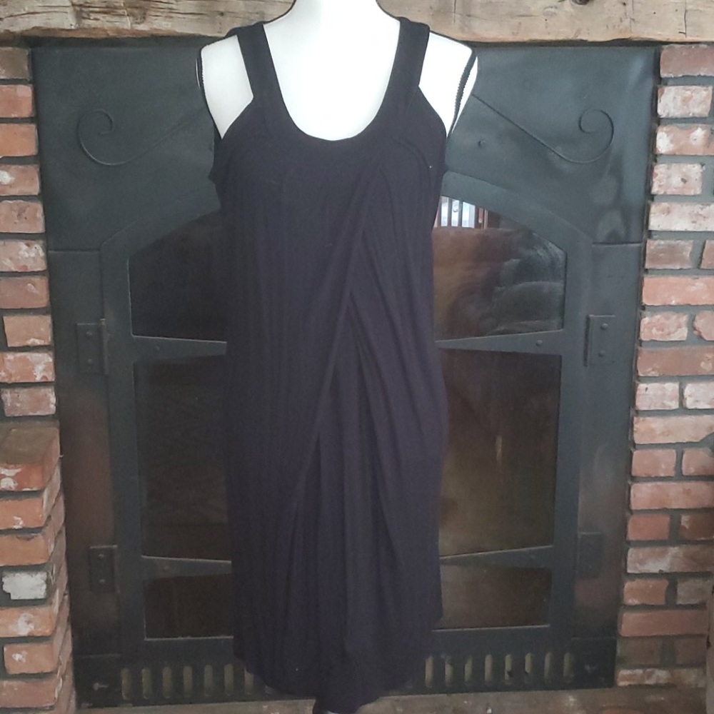 BARNEYS VISCOSE/SPANDEX SUMMER DRESS KNEE LENGTH L